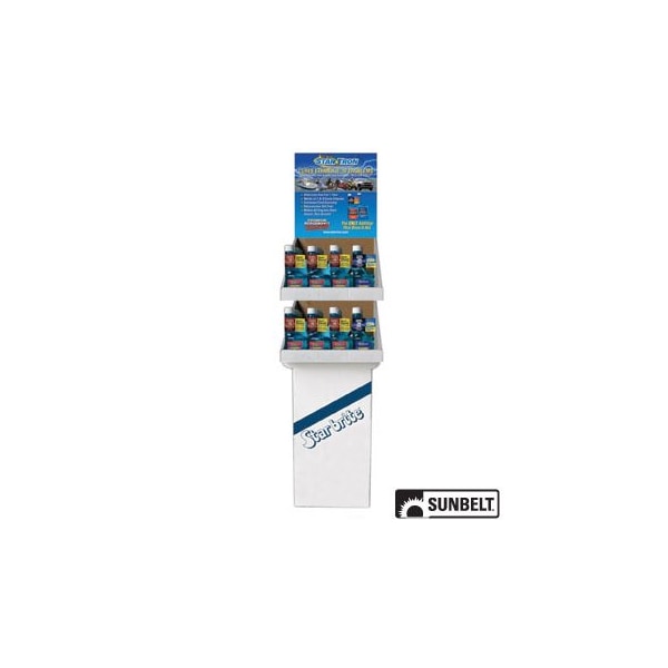 Star*Tron Gas Additive Floor Display 49.25 x9.25 x13.75